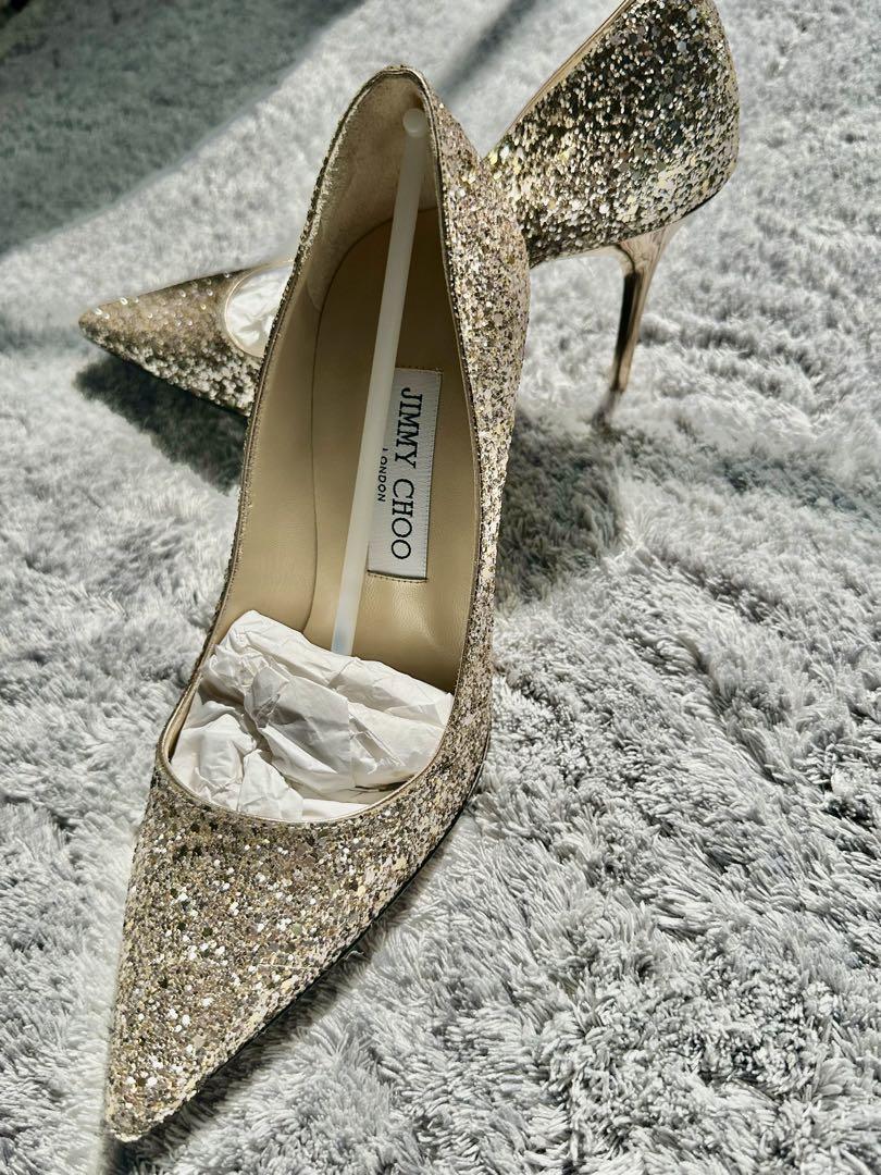 新品未使用】ジミーチュウ JIMMY CHOO グリッター パンプス 23.5