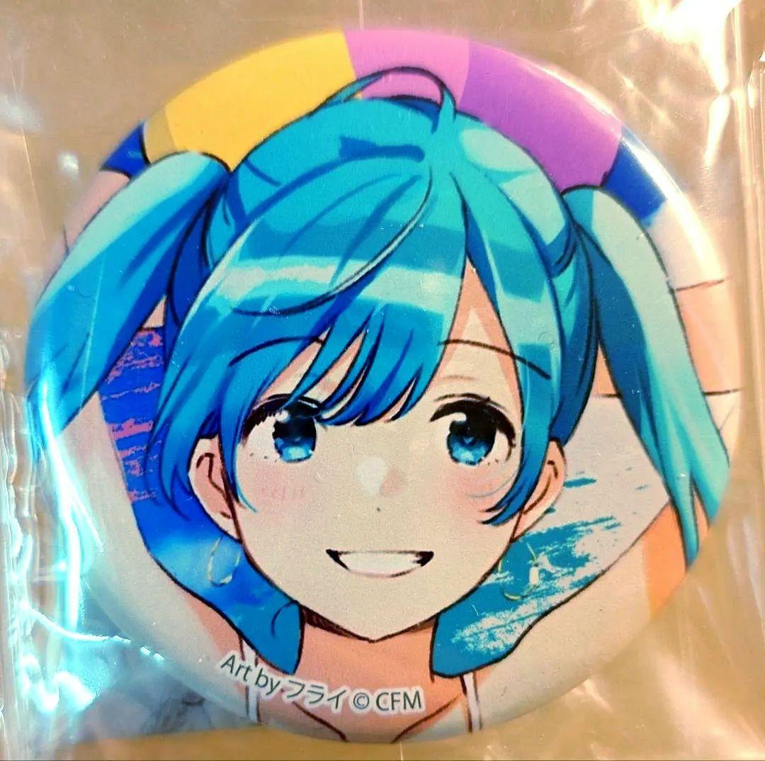 初音ミク マルイ Summer Party 缶バッジ フライ 水着 レーシングミク 2024 Summer Holiday Ver. BIG缶バッジ| アニメ