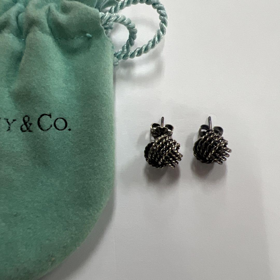 Tiffany ティファニー ピアス サマセット メッシュ（希少