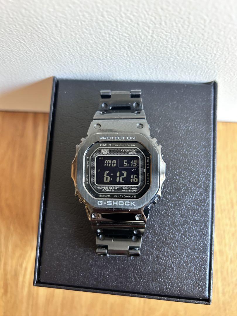 CASIOカシオG-SHOCKGMW-B5000GDフルメタルブラック美品 G-SHOCK フルメタル ブラック GMW-B5000GD-1JF メンズ 腕時計