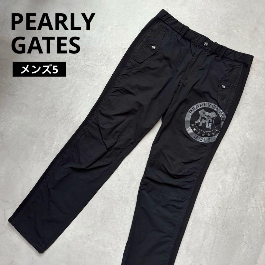 PEARLY GATES パーリーゲイツ ロングパンツ サイドリブ ロゴ刺繍