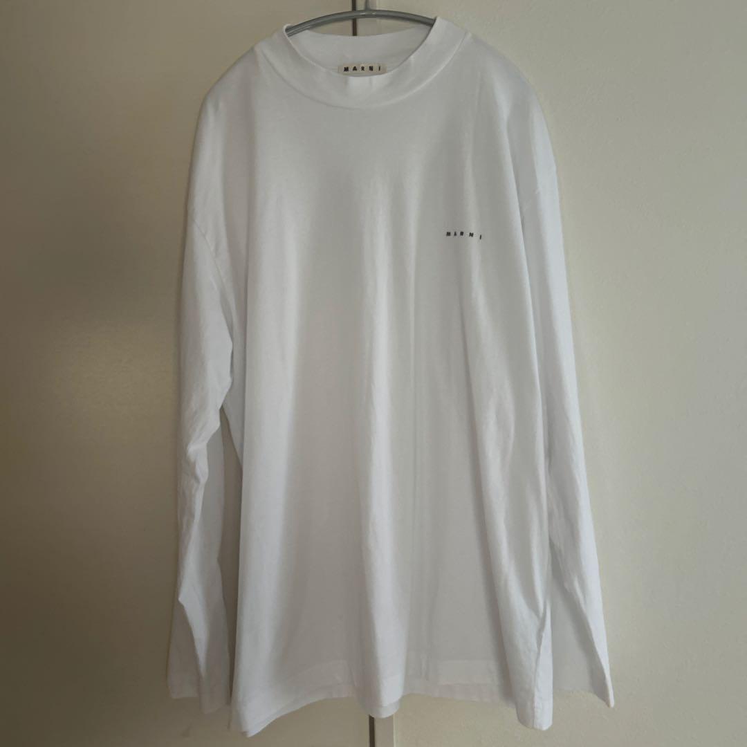 ひなこの MARNI（マルニ）コットンハイネックL/Sロゴカットソー ひなこの様専用 MARNI（マルニ）コットンハイネックL/Sロゴ