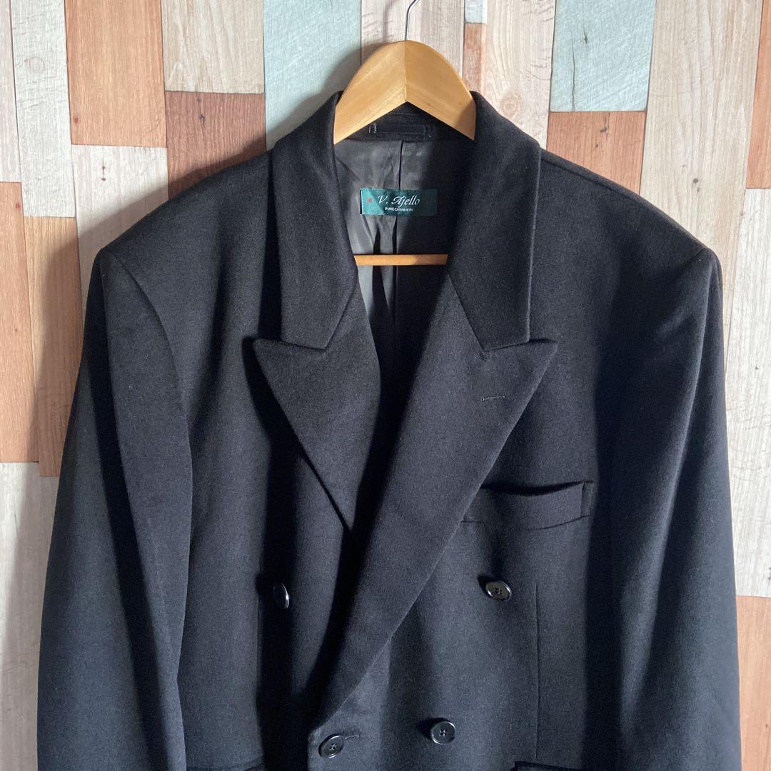 90s 00s vintage 古着 カシミヤ チェスターコート ダブル y2k 90s 00s vintage 古着 カシミヤ チェスターコート ダブル y2k