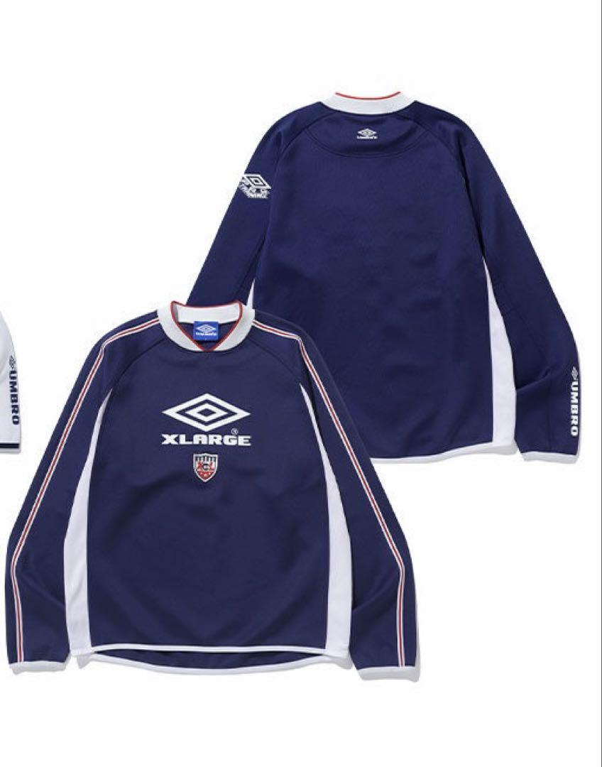 XLARGE×UMBRO PRACTICE L/S SHIRT Msize XLARGE×UMBRO PRACTICE L/S SHIRT（XLARGE × UMBRO PRACTICE SHIRT）