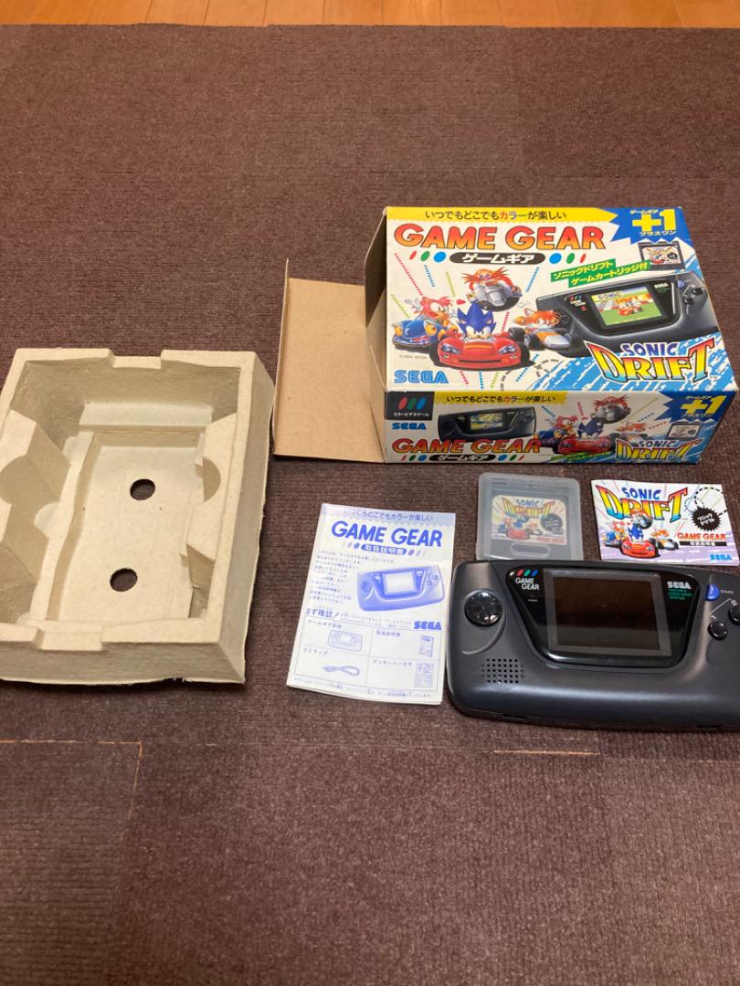 ゲームギア 本体 ジャンク 箱説明あり ソニックドリフトあり