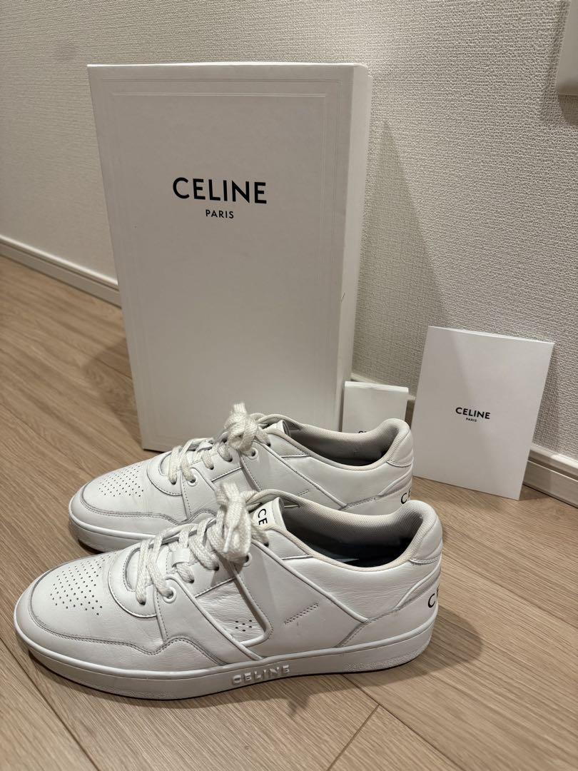 正規品 セリーヌ スニーカー ホワイト 42 靴 27cm 美品（CELINE