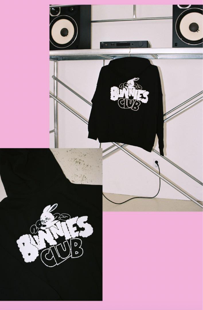 NewJeans bunnies club パーカー フーディー　ニュージーンズ NewJeans bunnies club パーカー フーディー ニュージーンズ