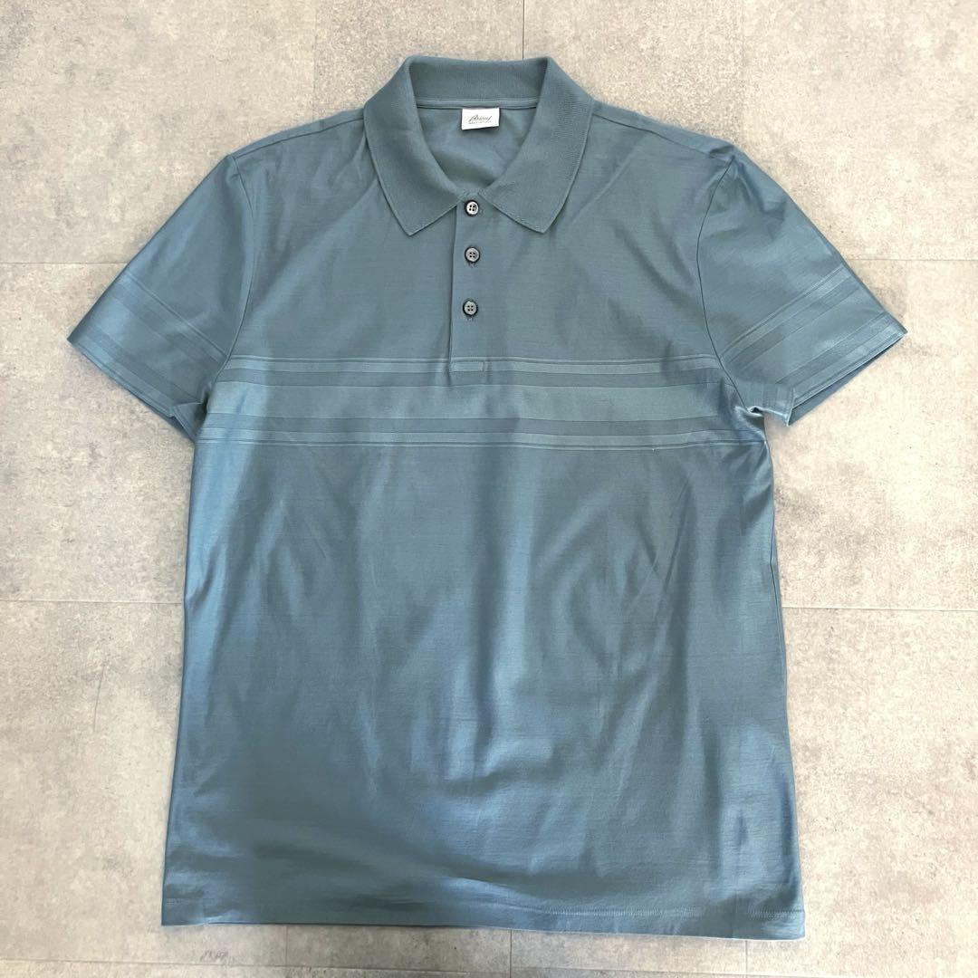 試着のみ Brioni ブリオーニ コットン ポロシャツ/M/イタリア製 試着のみ Brioni ブリオーニ コットン ポロシャツ/M/イタリア製
