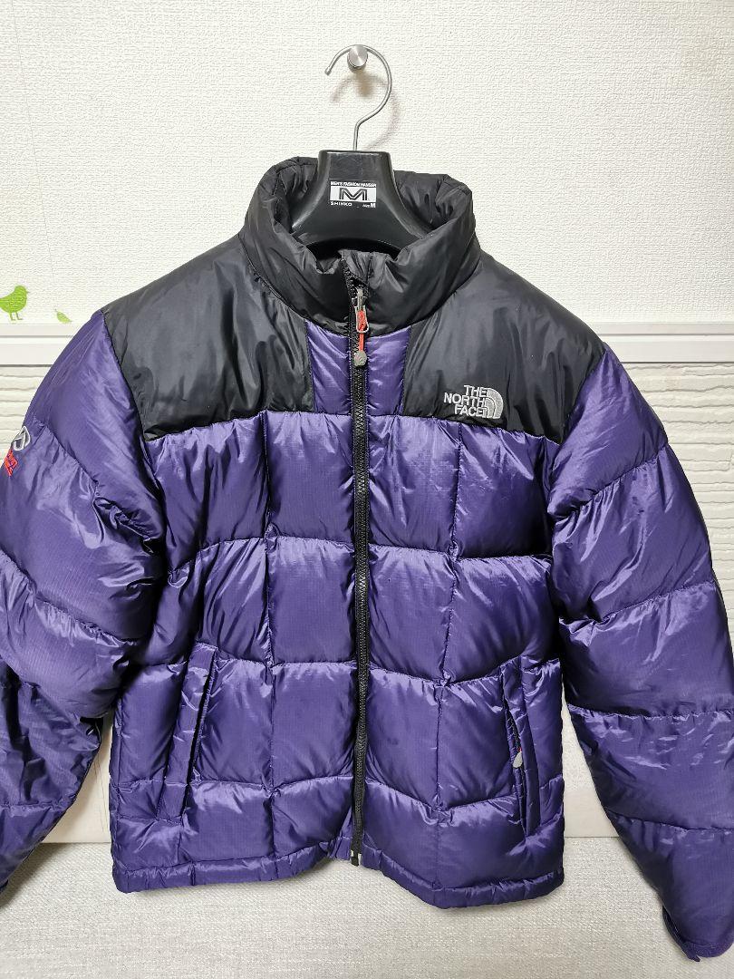 ノースフェイス　ダウンジャケット　レディース　M パープル　800フィル ノースフェイス サミットシリーズ 800fil （USED THE NORTH FACE