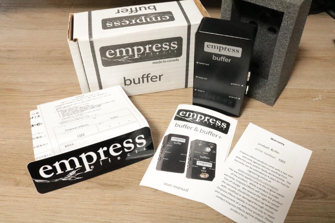 empress effects buffer バッファー ギターエフェクター Buffer_-_3-4_88f49600-a671-