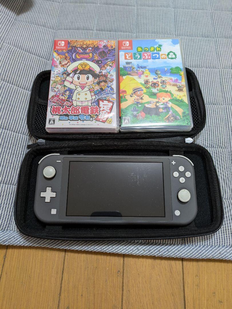 Nintendo Switch Lite グレー + ソフト2本 + ケース Nintendo Switch Lite ケース カバー スウィッチライト スイッチ