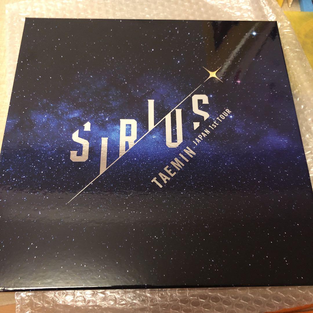 SHINee テミン 未開封 TAEMIN SIRIUS Blu-ray FC盤 SHINee TAEMIN SIRIUS Japan 1st TOUR FC ver. LP Size Box +
