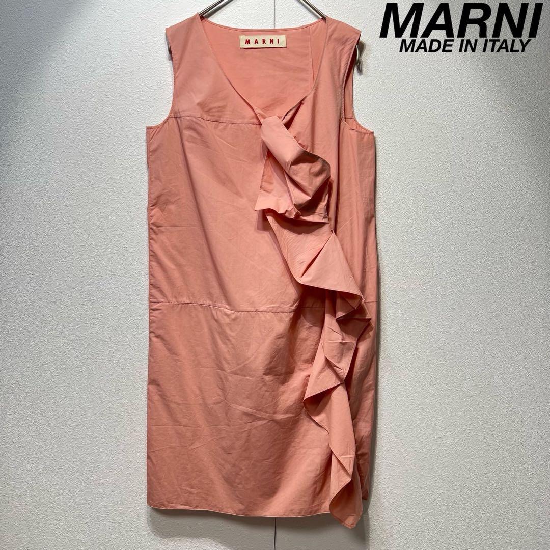 イタリア製 MARNI フリル テーピング ノースリーブ ワンピース / マルニ 楽天市場】Marni マルニ（ワンピース｜レディースファッション