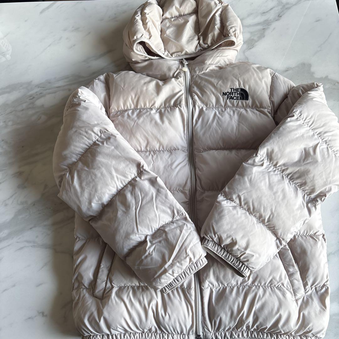 THE NORTH FACE ダウンコート 160サイズ ライトベージュ（ザ