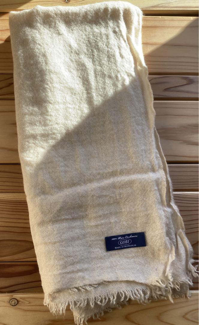 GOBI カシミア100% ストール made in Mongolea（モンゴル