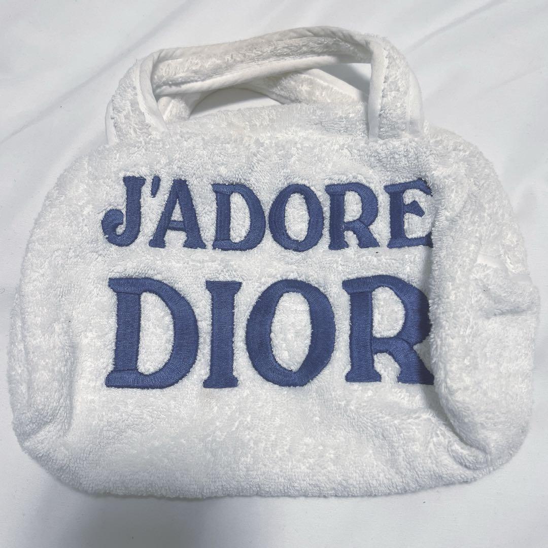 期間限定値下げ！DIORディオール ミニハンドバッグ パイル地 コットン 刺繍ロ 期間限定値下げ！DIORディオール ミニハンドバッグ パイル地