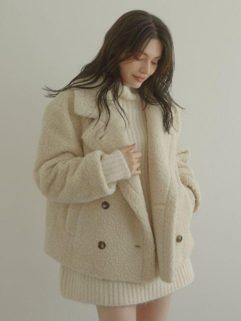 ACYM Teddy volume コート（#outercollection, ✔︎Teddy boa