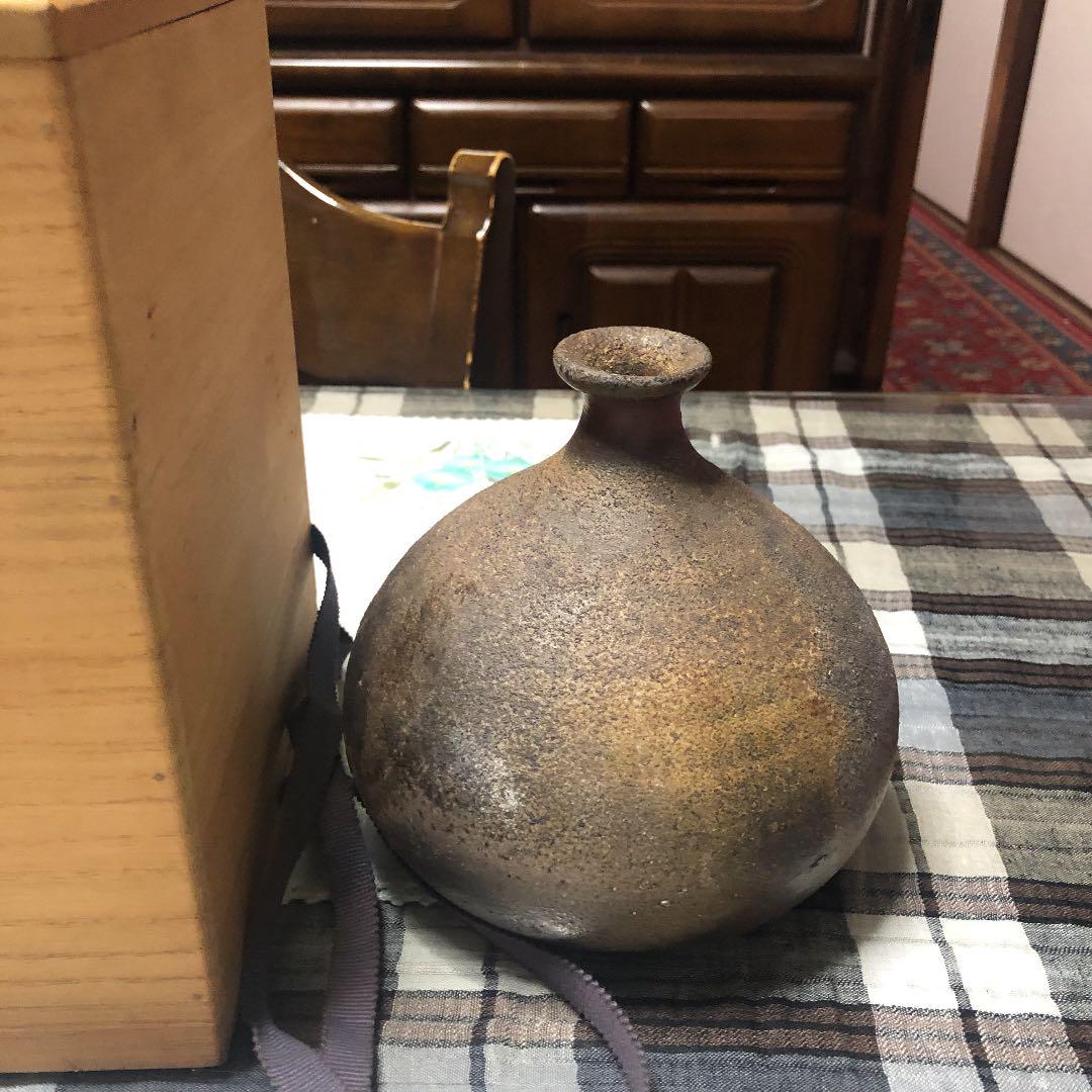 備前焼かぶら徳利一輪花入 形が気に入っている （備前徳利花入