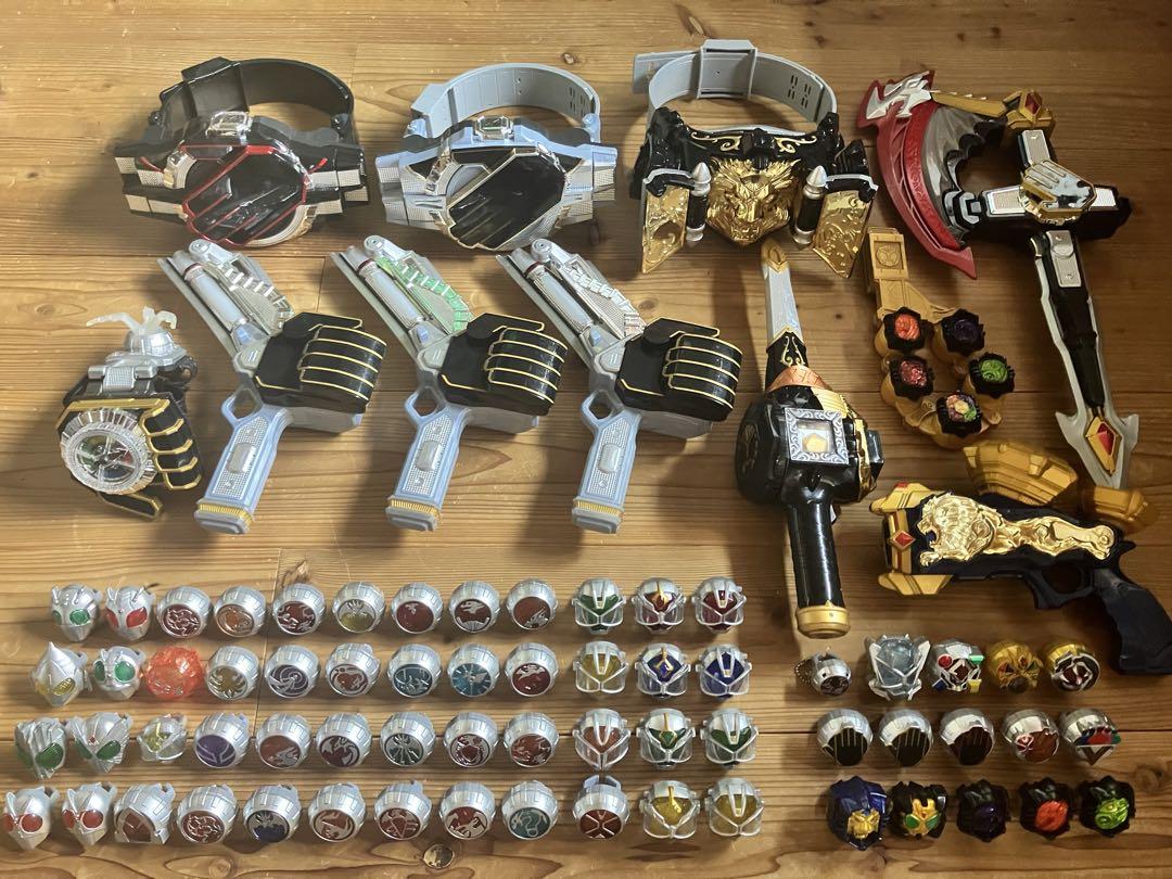 【ジャンク扱い】特撮変身ベルトと小物セット 特撮/超ジャンクセット/変身ベルト/武器/ロボ/スーパー戦隊