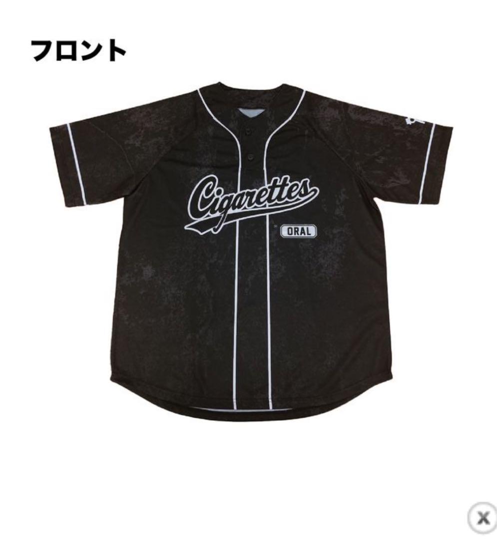 theoralcigarettesベースボールTシャツ （オリジナルBKW!!ベース