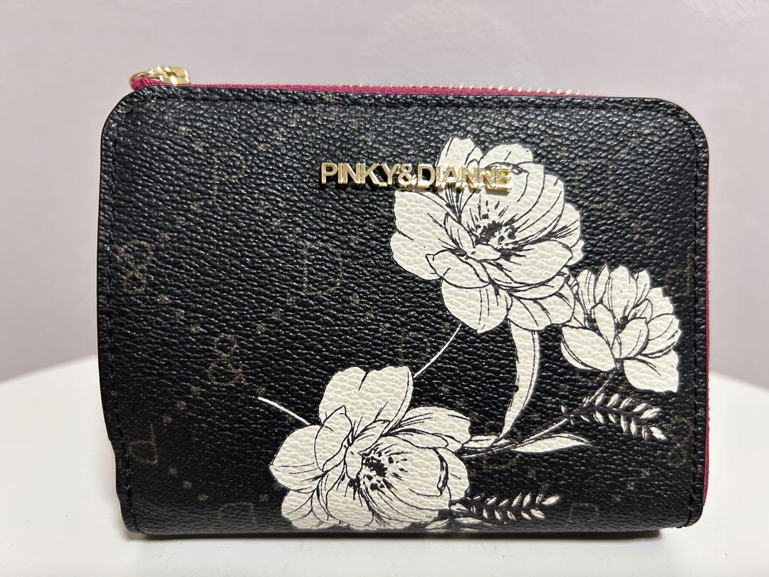値下げ】ピンキー＆ダイアン 二つ折り財布 PDLWCES3 フラワー