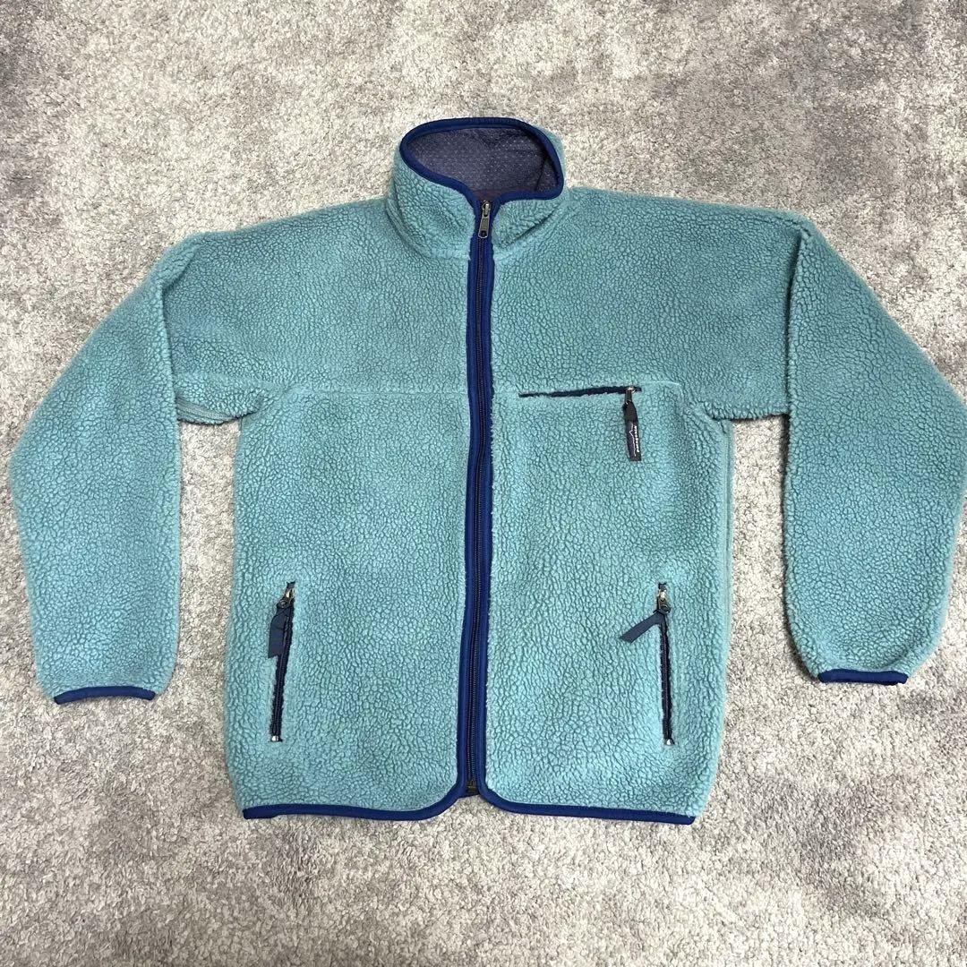 【名作】パタゴニア　ベビーレトロ　カーディガン　XSサイズ　シーグリーン 90's Patagonia ベビーレトロカーディガン - used&vintage box
