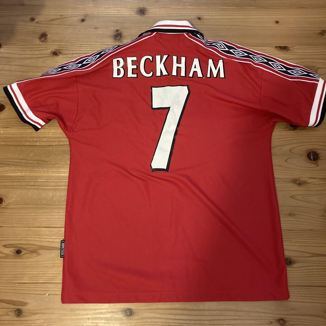 Beckham 7クラシックなマンチェスター・ユナイテッドのサッカーユニフォーム マンチェスター・ユナイテッド ベッカム 7 ジャージ - メルカリ