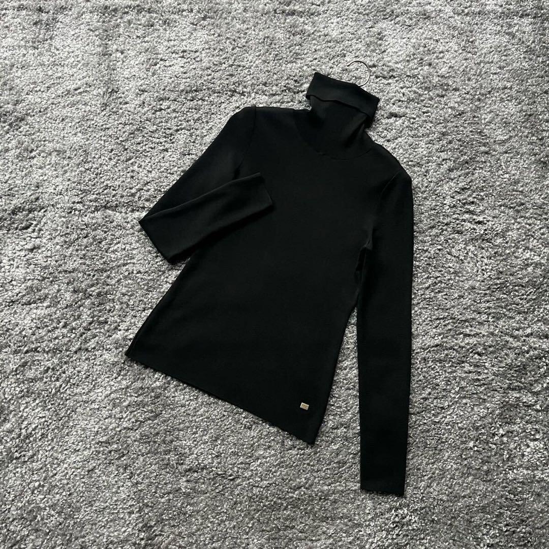 FOXEY 42 黒 グレースウール タートルニット（42967 Knit Top