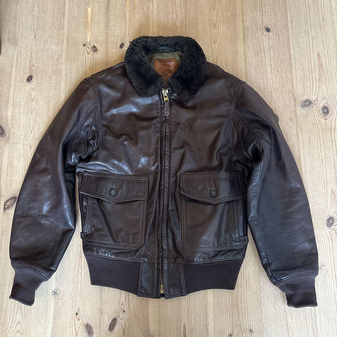 USA製Golden Bear ダークブラウン レザージャケット 40A USA製Golden Bear ダークブラウン レザージャケット 40A 楽天