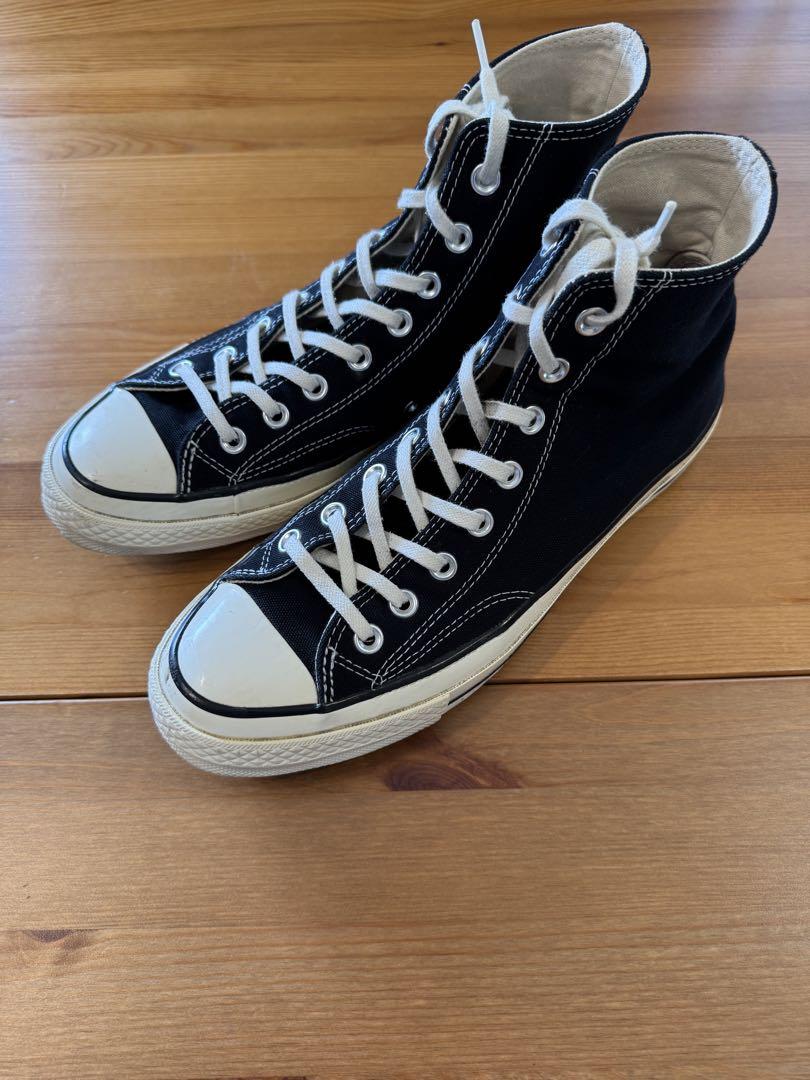 【CONVERSE】CT70 チャックテーラー　ローカット　BK 27.0㎝ CONVERSE】ct70 ローカット チャックテーラー BK 28.5㎝ - メルカリ