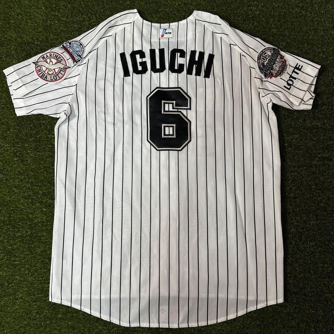 千葉ロッテマリーンズ　ビジターユニフォーム　井口資仁 レア】千葉ロッテマリーンズ 井口資仁 ユニフォーム L