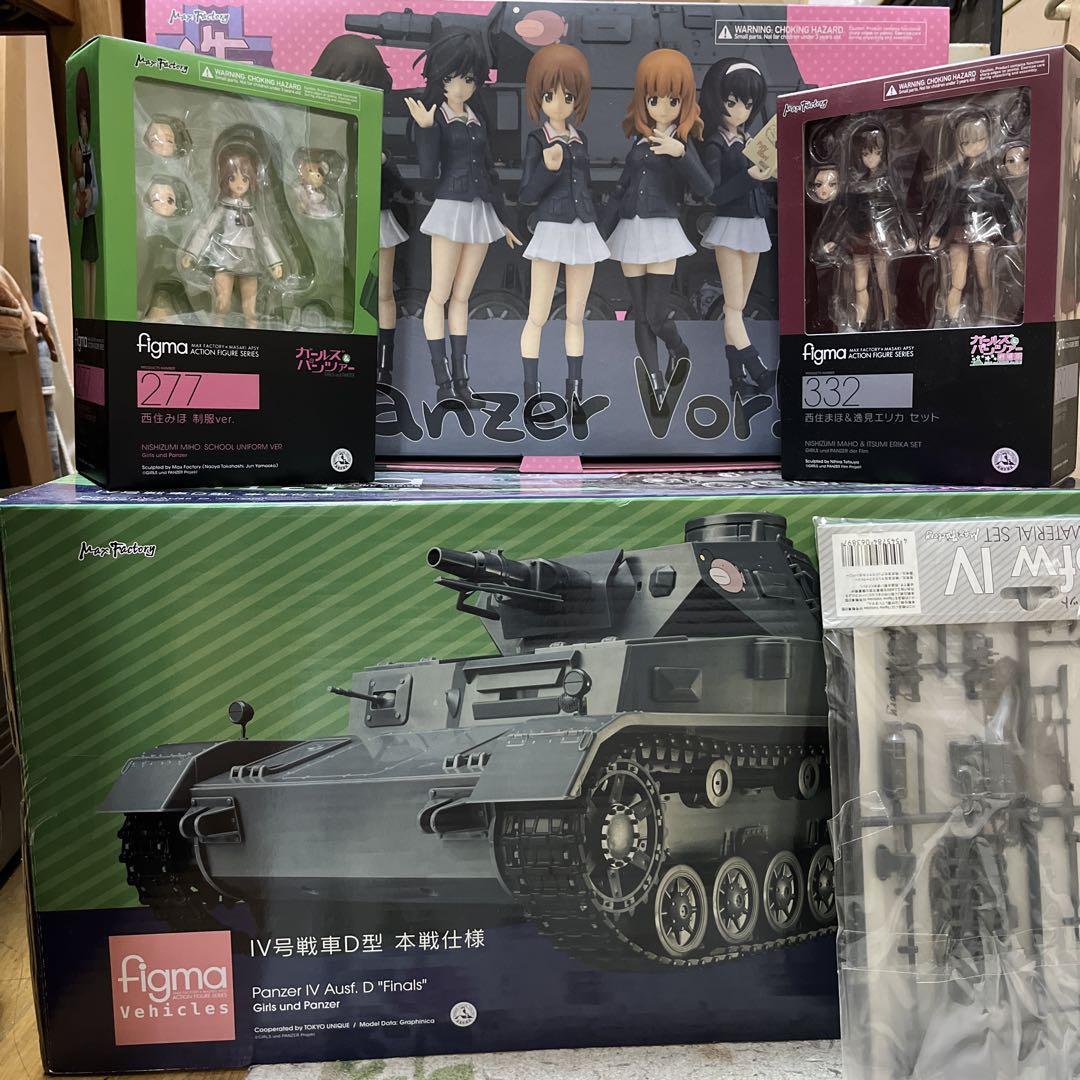 【箱開封済み】ガールズ&パンツァー figma IV号戦車&あんこうチーム Amazon.com: Max Factory Girls Und Panzer IV Ausf. D Figma