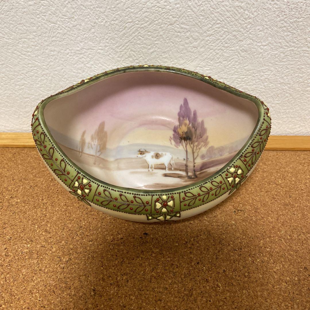 Noritake ノリタケ 長皿 食器（◇オールド ノリタケ 長皿 金彩