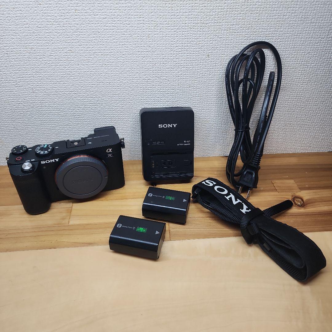 SONY α7c ボディ× 1 バッテリー × 2 チャージャー × 1（SONY α7c