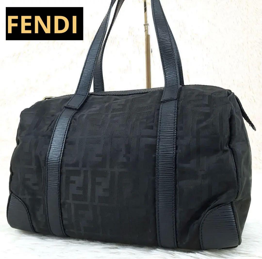 FENDI フェンデイ　ズッカ柄　エナメル　ボストンバッグ 楽天市場】中古 フェンディ ミニボストンバッグ ズッカ柄 ハンド