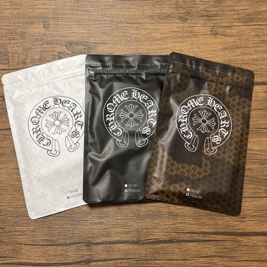 CHROME HEARTS マスク パッケージ 2個セット Chrome Hearts Motif Black Fashion Accessories Face Mask Size