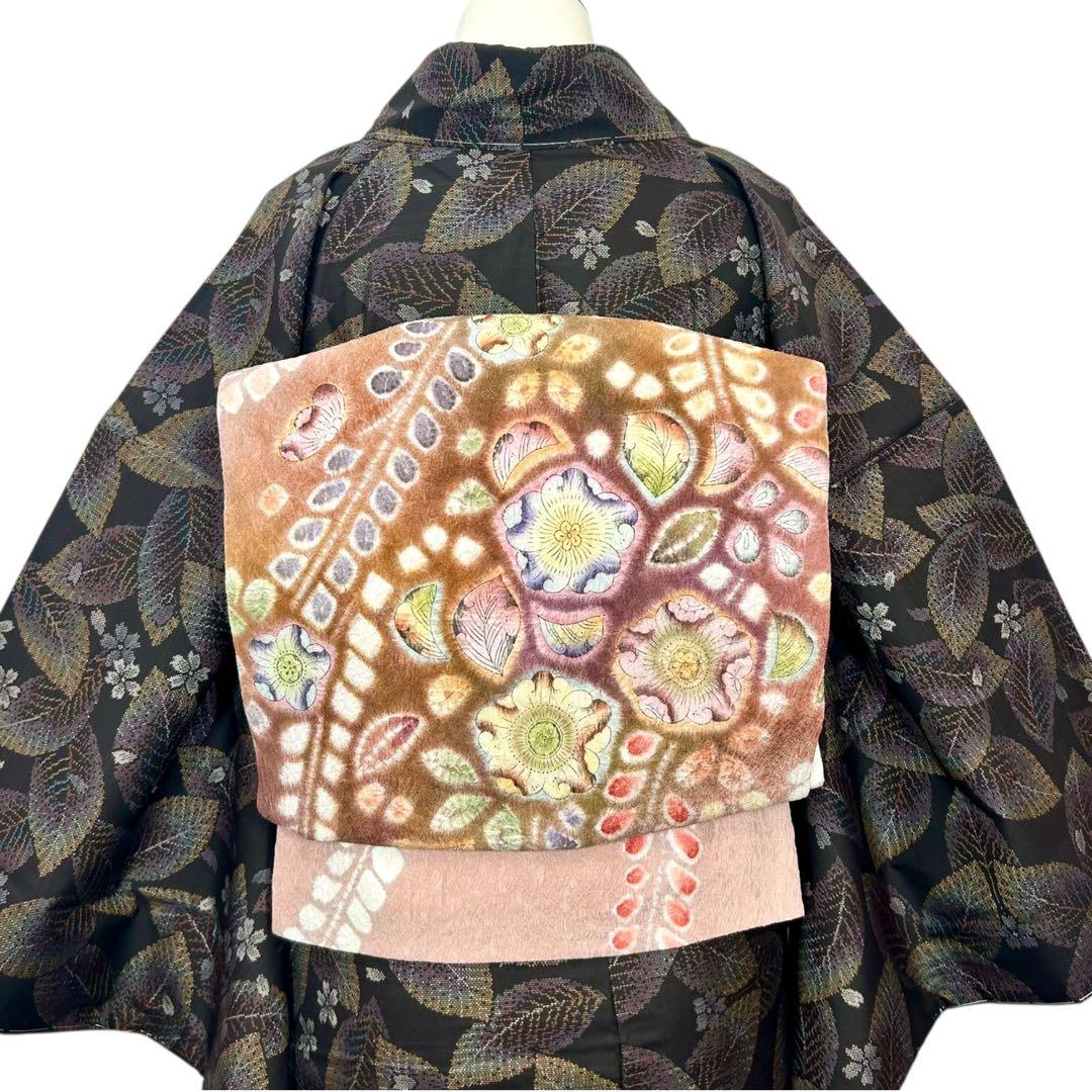 袋帯　辻が花　帯締め・帯揚げ付き 4点フルセット 正絹辻ヶ花文様訪問着 袋帯 帯締め帯揚げ - メルカリ