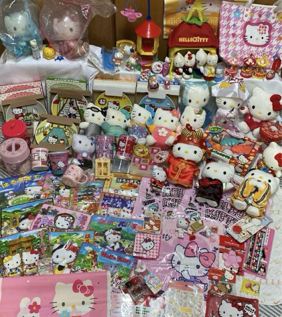 ハローキティグッズ まとめ売り ぬいぐるみ 皿 おもちゃ 日用雑貨 レトロ キティ まとめ売り （ハローキティグッズ まとめ売り ぬいぐるみ