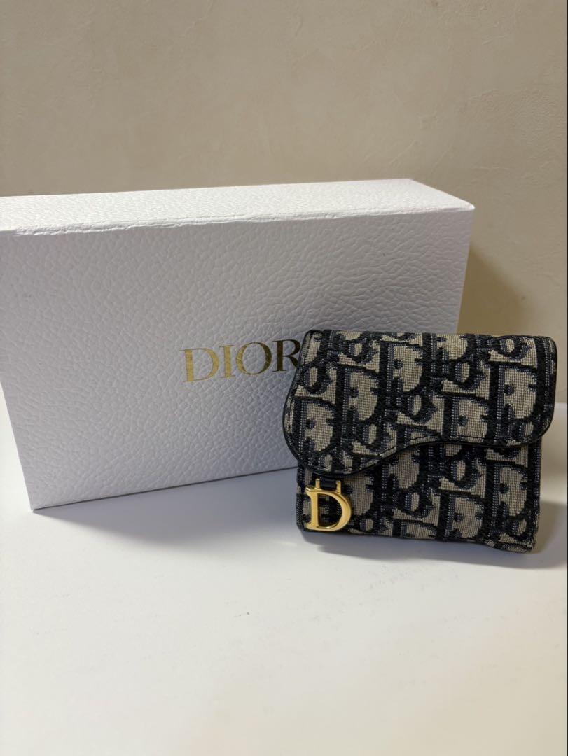 DIOR ミニウォレット（DIOR】ディオール サドル ミニ財布