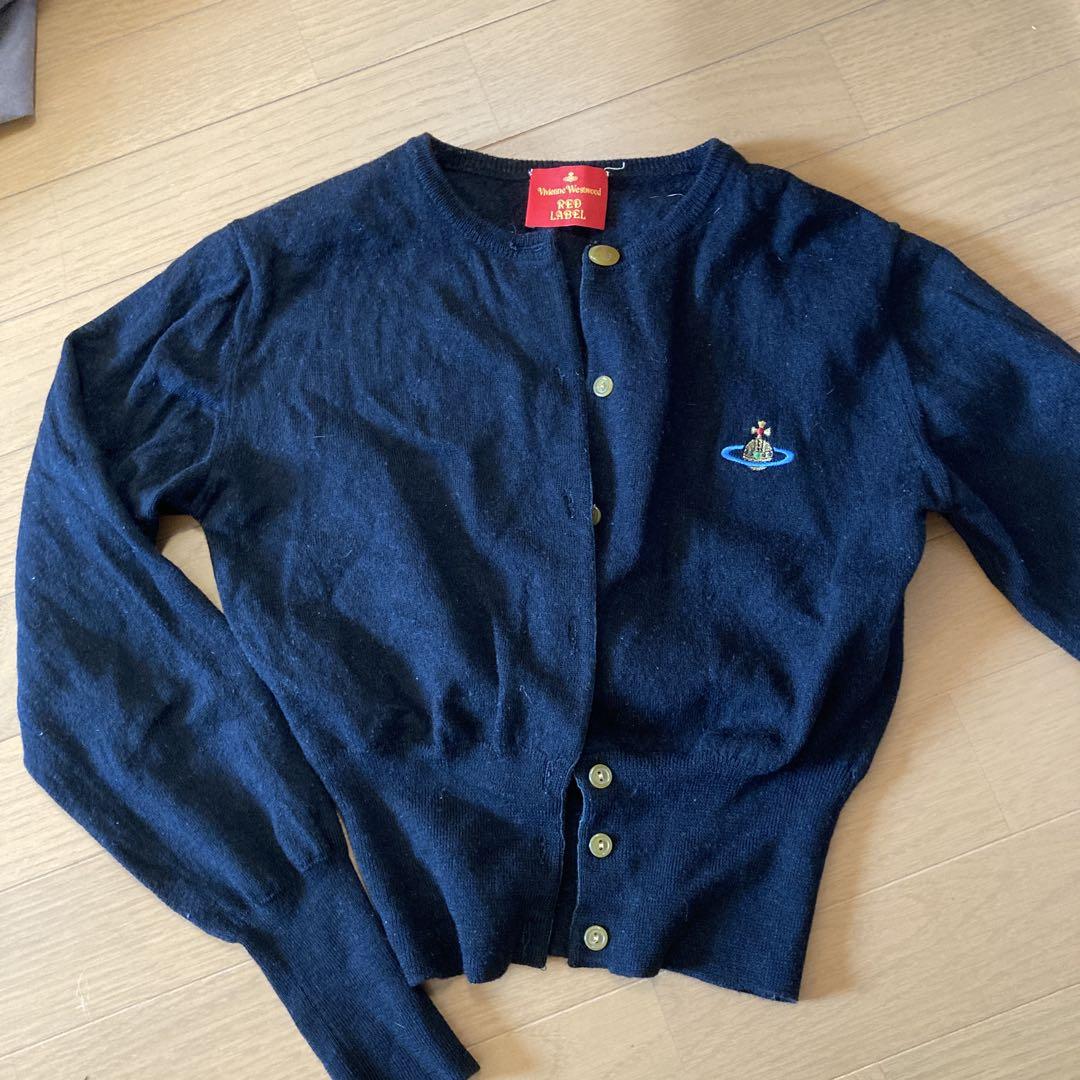Vivienne Westwood Red Label カーディガン Vivienne Westwood RED LABEL カーディガン L 黒 【古着】【中古