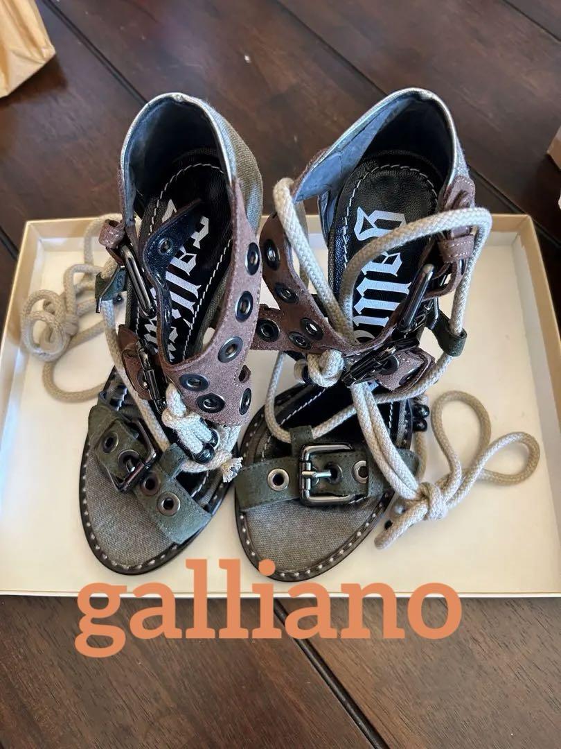 美品✨　Galliano ジョンガリアーノ　レザーベルト 2025年最新】JOHN GALLIANO ベルトの人気アイテム - メルカリ