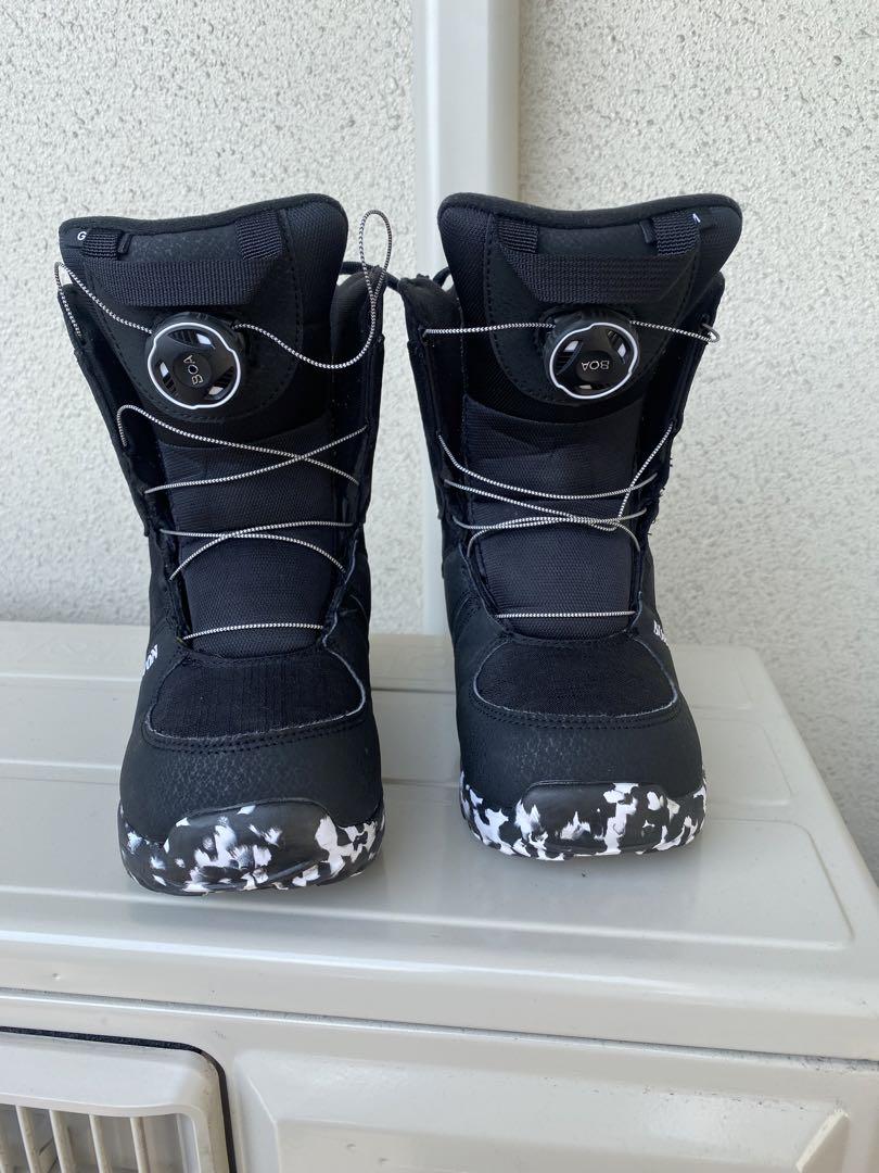 BURTON バートングロムボア19.5cm キッズ　スノーボードブーツ 子供用 BURTON バートン スノーボード ブーツ キッズ Kids' Grom BOA