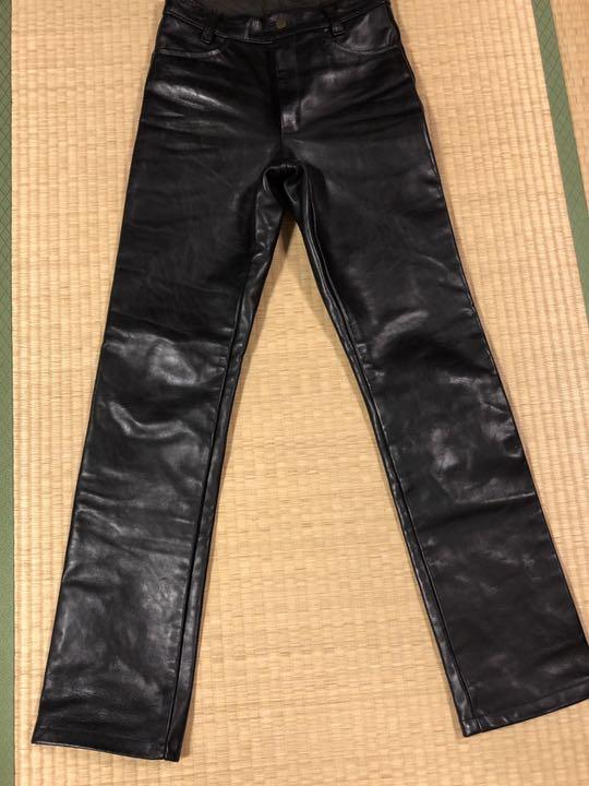 VANSON レザー パンツ W30 美品!!VANSONレザーパンツ 30インチ （VANSON レザーパンツの