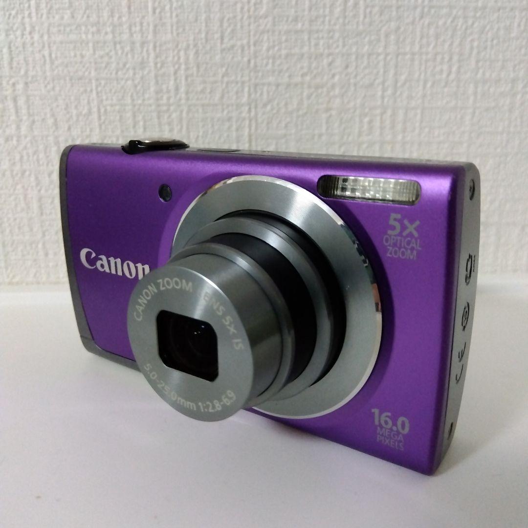 CANON キャノン PowerShot A3500IS パープル デジカメ Amazon.co.jp: Canon デジタルカメラ PowerShot A3500 IS