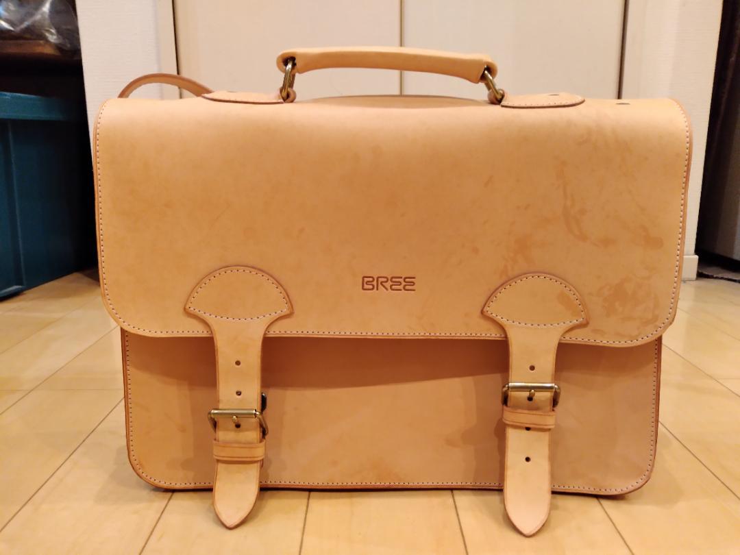 ルイタータッセン ヌメ革ブリーフ＋used BREE BAG＋パスケース3点 USED】BREE ブリー 3way ビジネスバッグ ショルダーバッグ ヌメ