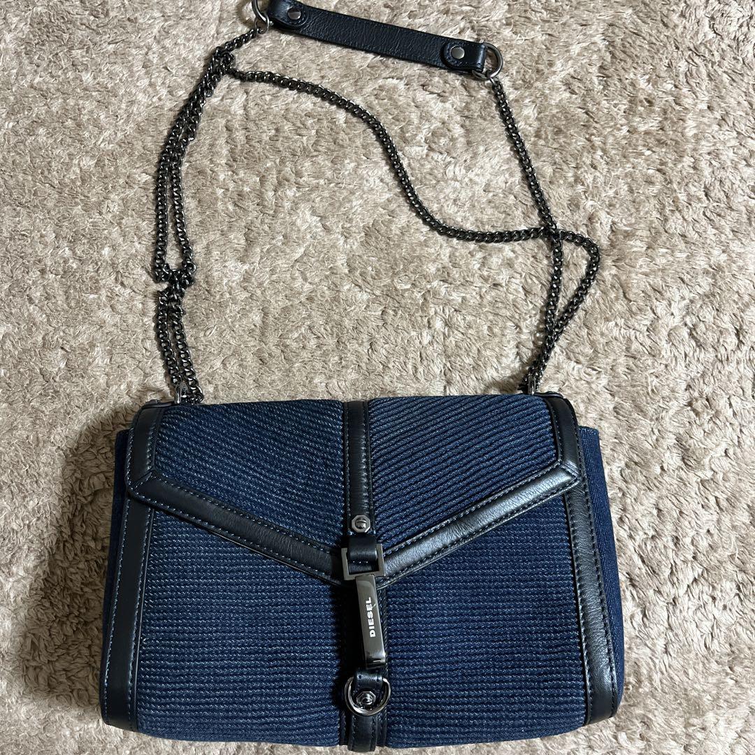 新品未使用〉ディーゼル DIESEL デニム チェーン ショルダー