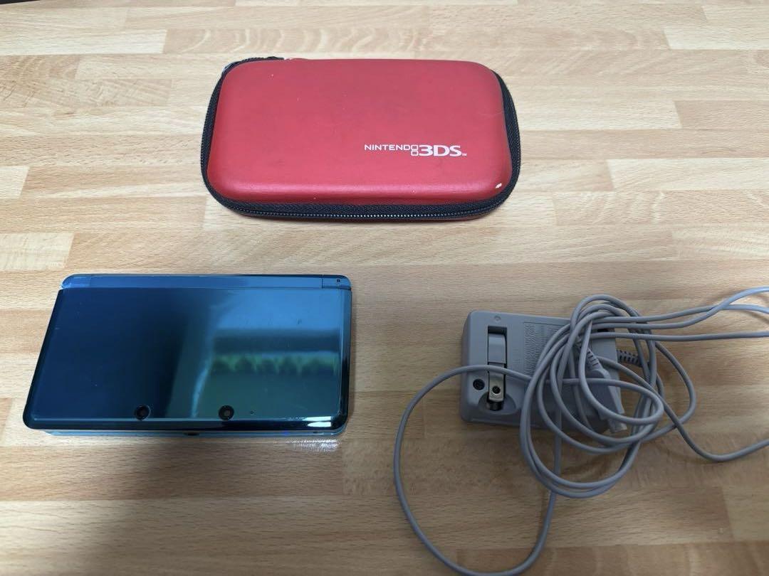 中古 3DS本体 ブルー 動作確認済み ニンテンドー3DS 『中古即納』{3DS} (本体)Newニンテンドー3DS