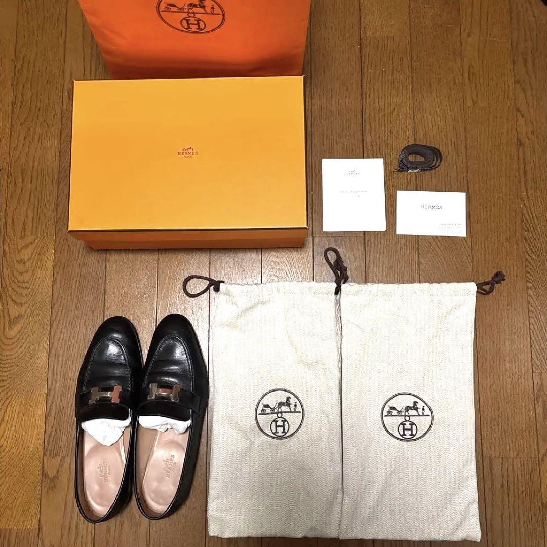 エルメス モカシンパリ 39 24.5~25cm エルメス モカシンパリ 39 24.5~25cm（モカシン 《ロワイヤル