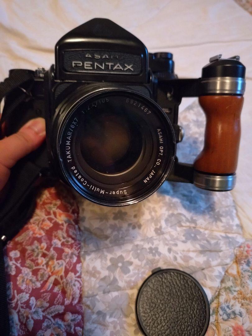 ASAHI PENTAX 6x7 【通称バケペン】中判フィルムカメラ 動作