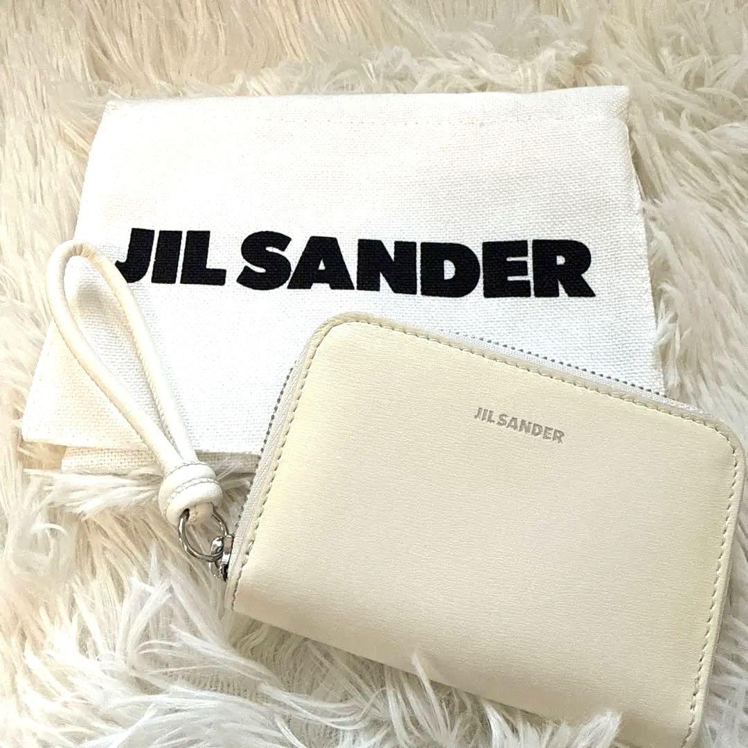 JIL SANDER ジルサンダー　 コインケース　ミニウォレット　アイボリー JIL SANDER ジルサンダー コインケース ミニウォレット